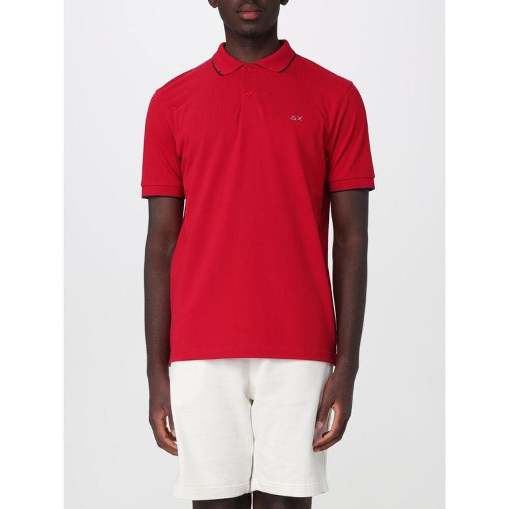 Sun68 Polo Shirt Men Red